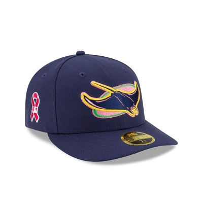 Blue Tampa Bay Rays Hat - New Era MLB Mother's Day Low Profile 59FIFTY Fitted Caps USA8195230